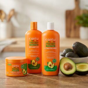 Cantu Avacado Crema hidratante champú, acondicionador y crema para rizar