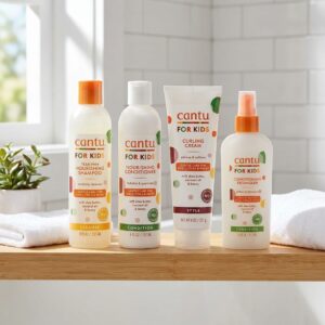 Set 4 en 1 para niños con cabello texturizado