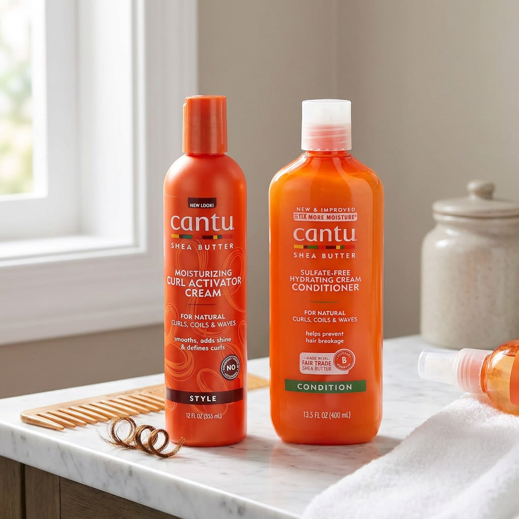 Qué cambia entre una crema capilar y un activador de rizos de Cantu